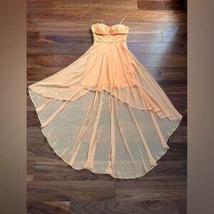 Hi low spaghetti dress